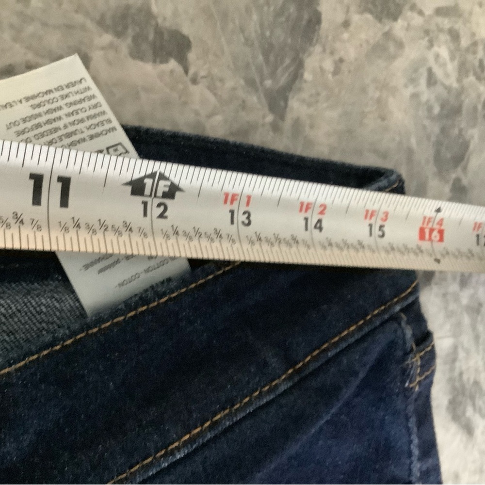Signature by Levi Strauss Dark Women's high rise Skinny Jeans size 14 Small. - Picture 9 of 13
